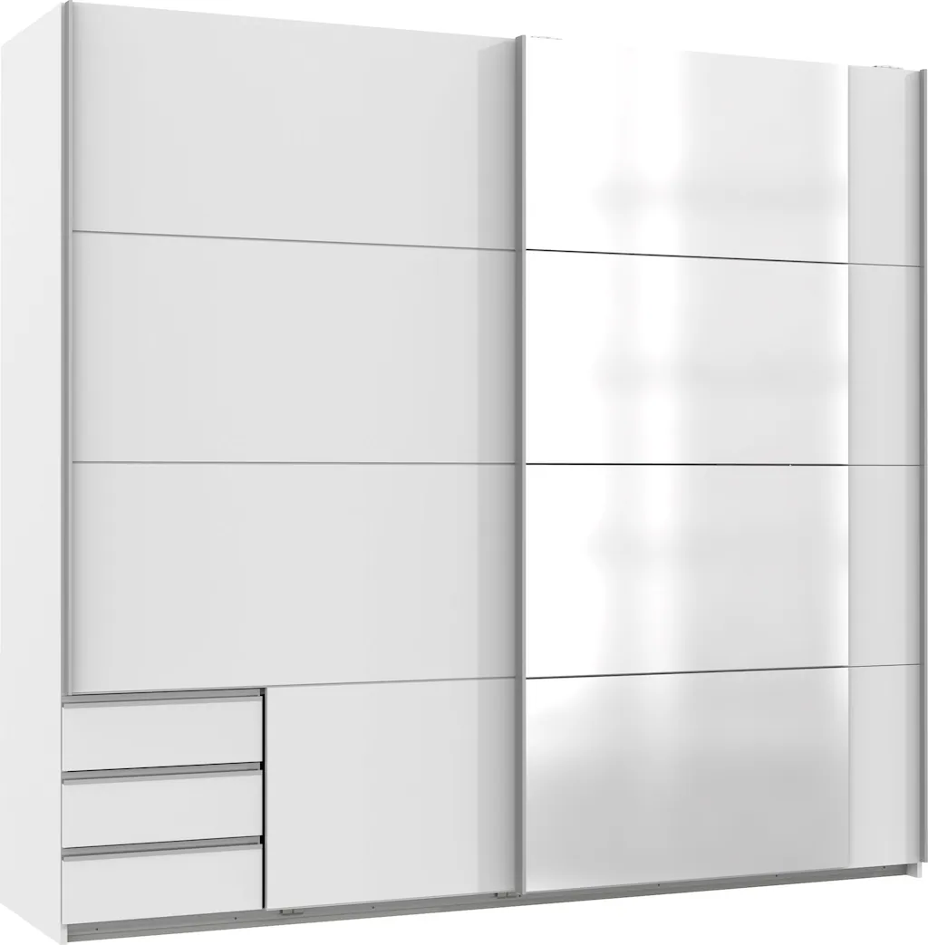 Bild von Wimex Schwebetürenschrank "Emden moderner Kleiderschrank mit Spiegel und Schubladen BESTSELLER", Schlafzimmer Schrank Garderobenschrank mit Schwebetüren Topseller