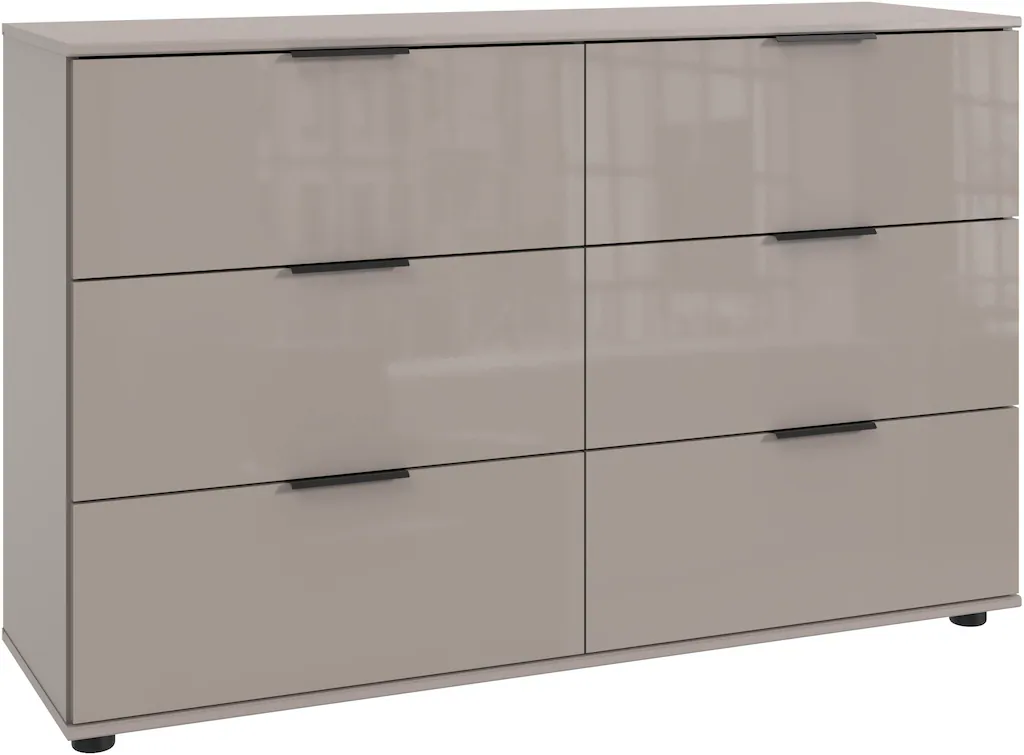 Bild von Wimex Schubkastenkommode "Saigon", mit 6 Schubladen, wahlweise Glas-oder Spiegelfronten