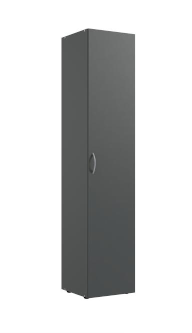 Bild von Mehrzweckschrank 1-türig 30x185x54 MULTIRAUMKONZEPT von Wimex / Graphit