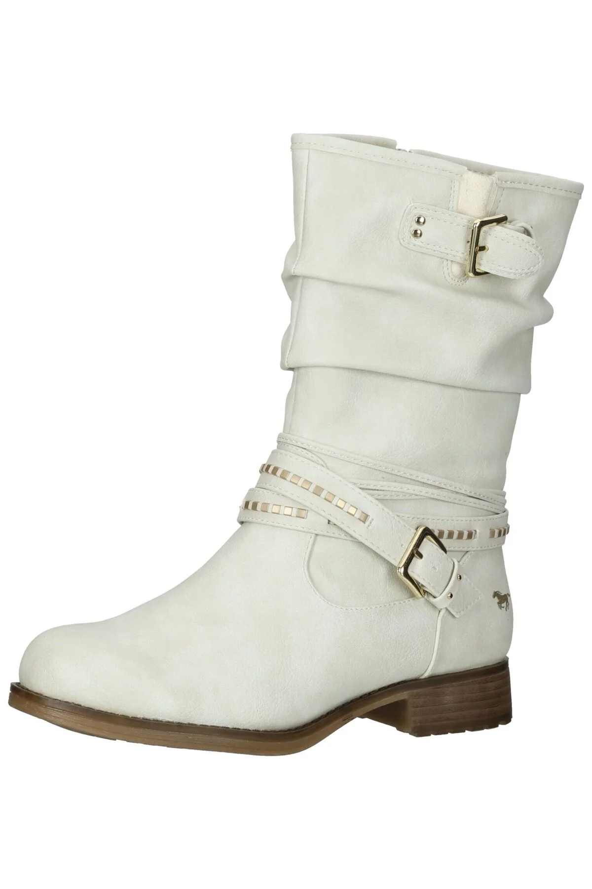 Bild von Mustang Stiefel Blau Blockabsatz für Damen - 38