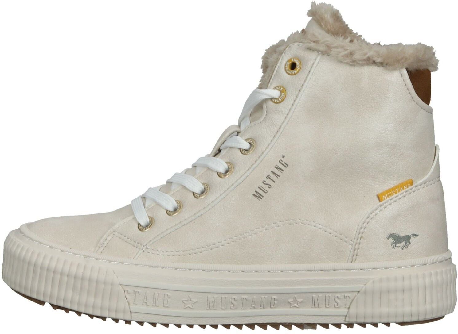 Bild von Mustang Sneaker Beige Flacher Absatz für Damen - 36