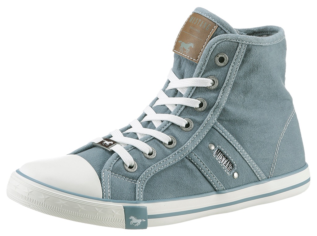 Bild von Mustang Shoes Sneaker "High-Top-Sneaker, Freizeitschuh", High Top-Sneaker, Schnürschuh mit Label in der Laufsohle