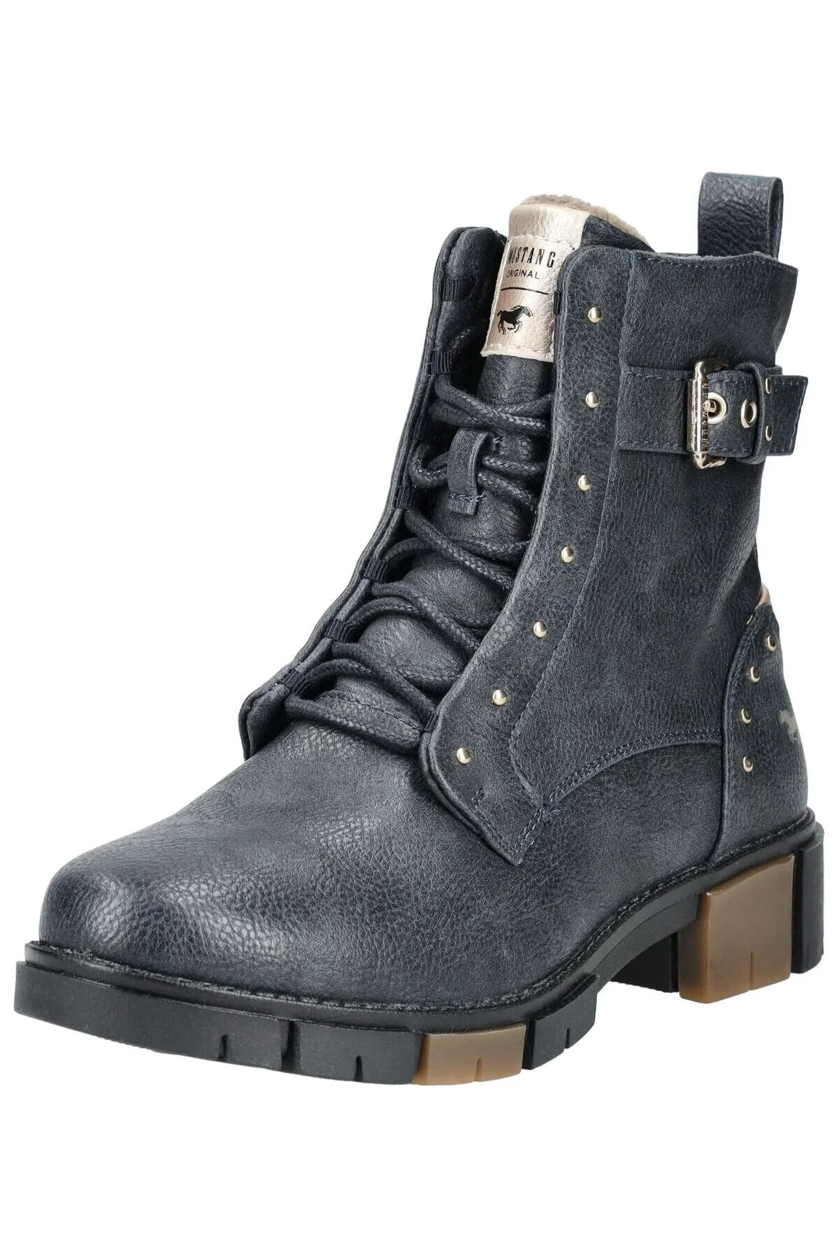 Bild von MUSTANG Stiefelette Lederimitat Schnürstiefelette