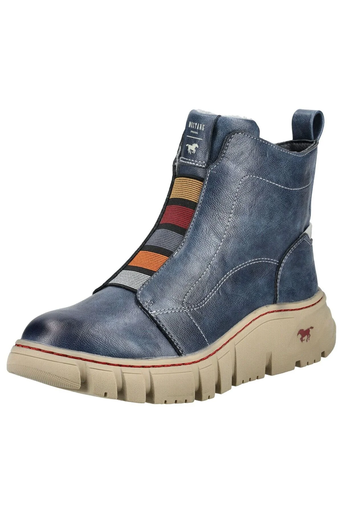 Bild von Mustang Shoes Winterboots, Stiefelette, Plateauboots mit Gummizug für guten Sitz