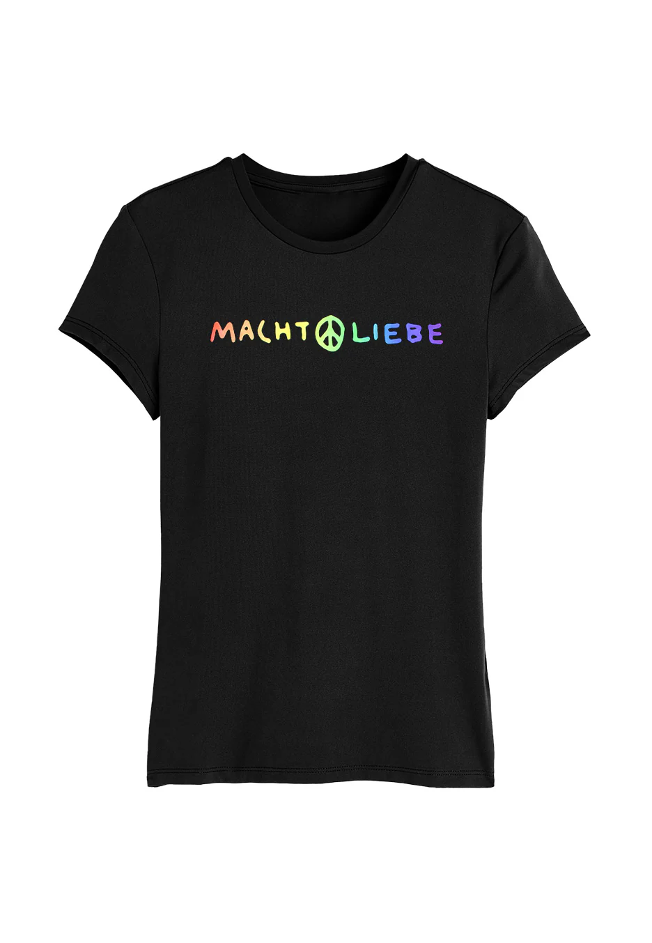 Bild von Rosenstolz - Macht Liebe - Girly - Schwarz - L - 100% Bio-Baumwolle,Jersey