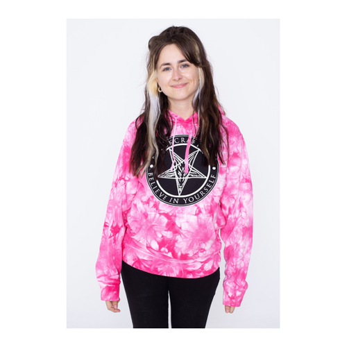 Bild von Black Craft Cult - Believe In Yourself Pink Tie Dye Hoodie