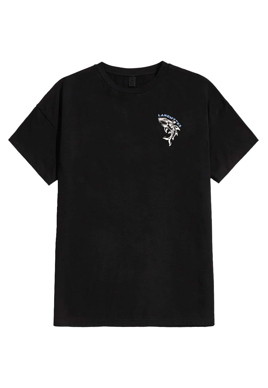 Bild von Landmvrks - Sharks - T-Shirt - Schwarz - XL - 100% Baumwolle,Jersey