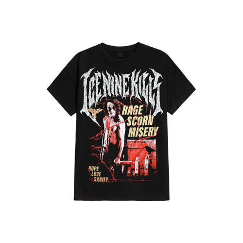 Bild von Ice Nine Kills - Rage 2 Fire - T-Shirt - Schwarz - 3XL - 100% Baumwolle