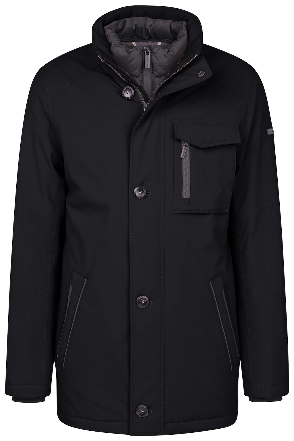 Bild von bugatti Parka, Stehkragen, wasserfest, für Herren, blau, 26