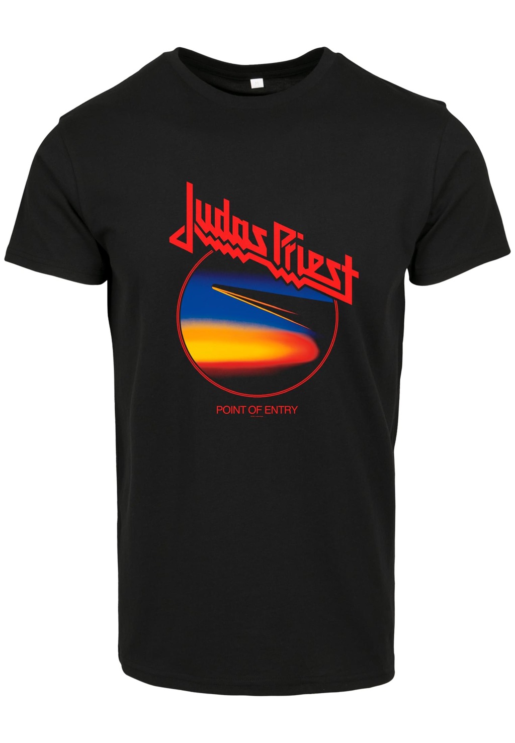 Bild von Merchcode Kurzarmshirt Merchcode Herren Judas Priest Point Of Entry Anniversary Tee (1-tlg)