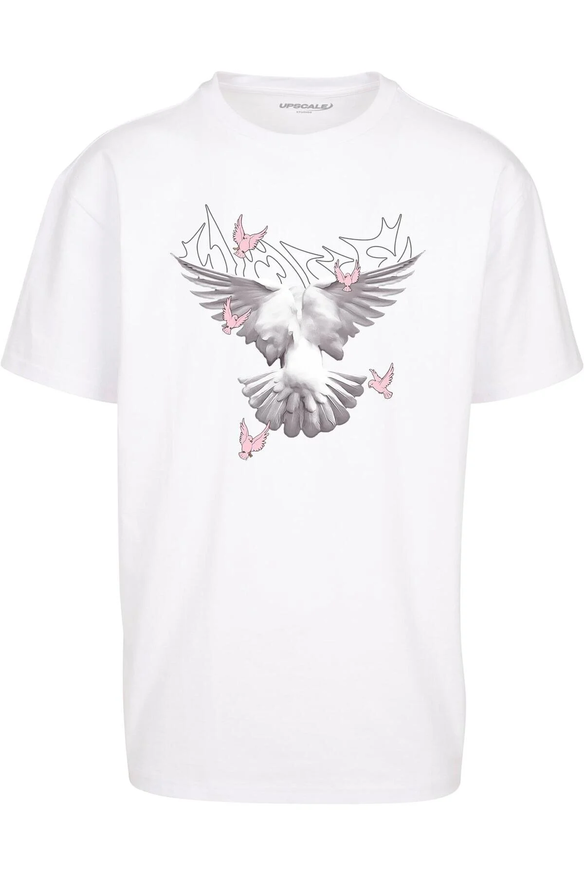 Bild von Upscale by Mister Tee Übergroßes T-shirt Mit Tauben-motiv - 4XL