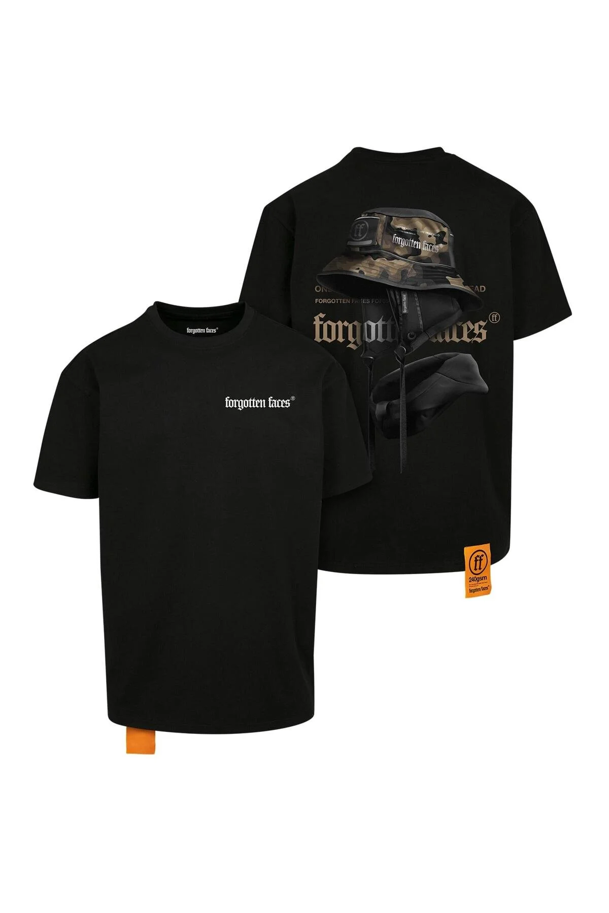 Bild von Forgotten Faces Ghost Oversized Tee für Herren - S
