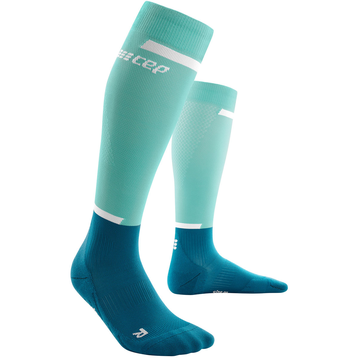 Bild von medi GmbH & Co. KG Laufsocken CEP the run socks, tall, v4, w OCEAN/PETROL