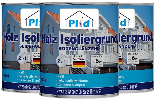 Bild von plid Holzlack Holz-Isoliergrund Isolierfarbe Isoliergrund Holzdeckenfarbe, Schnelltrocknend