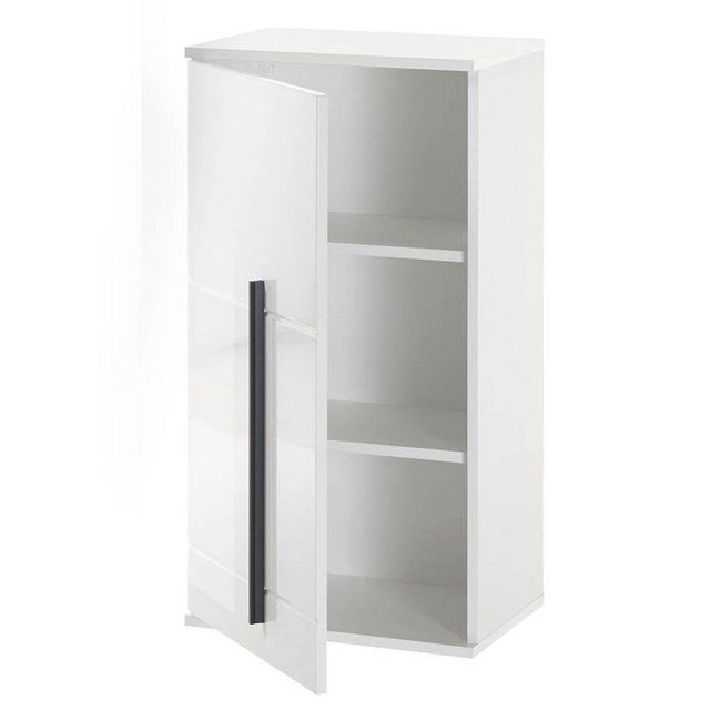 Bild von Lomadox Badmöbel-Set CHARLESTON-61, (Spar-Set, 4-St), Badkombination 4-tlg. in Hochglanz weiß, B/H/T: ca. 175/200/45 cm