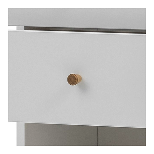 Bild von Badezimmer Highboard JASLO-80 in kreideweiß