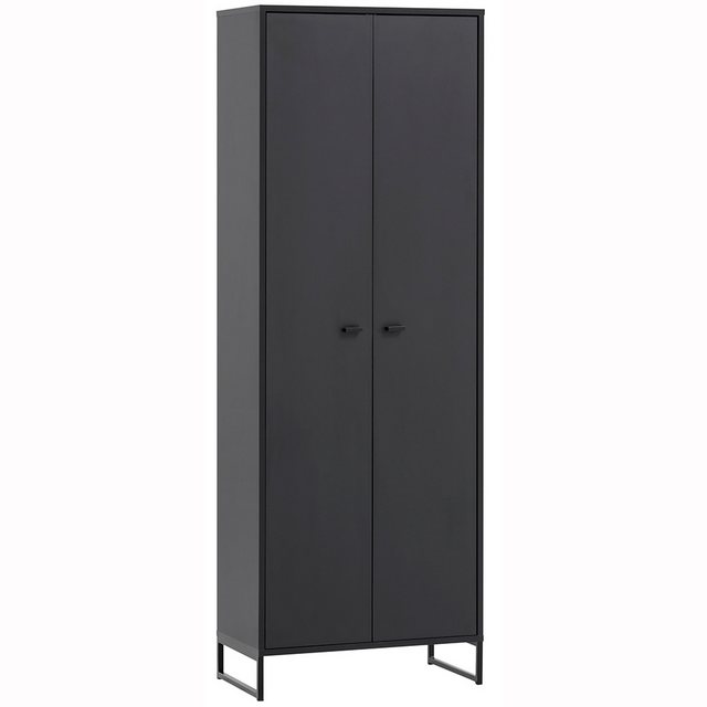 Bild von Lomadox Schuhschrank JULBACH-80 für den Eingangsbereich in Schwarzmatt, B/H/T: 60,2/169,7/33,05 cm