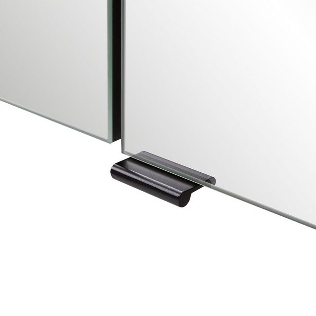 Bild von Lomadox Badmöbel-Set MARLING-03, (Spar-Set, 2-St), Badset mit 60 cm Waschbeckenunterschrank in dunkelgrau, 60/200/35 cm