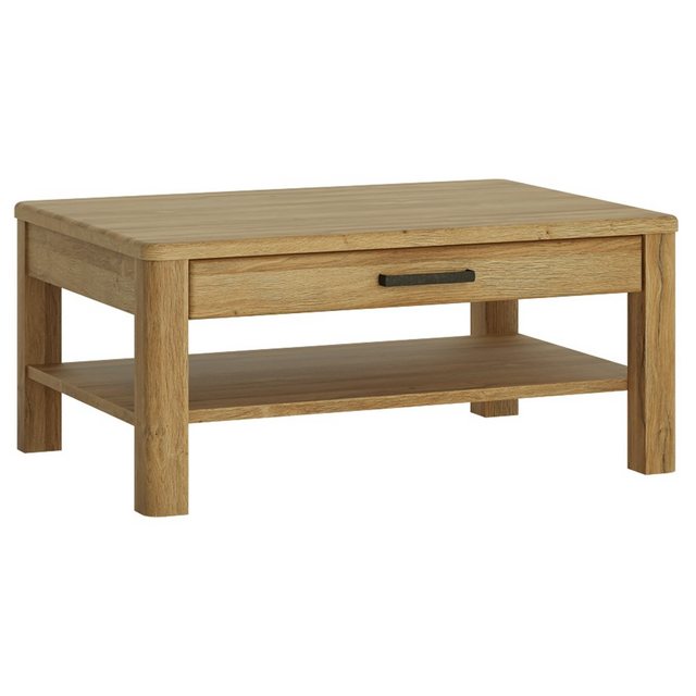 Bild von Lomadox Couchtisch CARIATI-129, Couchtisch mit Schublade in Grandson Eiche Nb., B/H/T 100/45,6/75 cm
