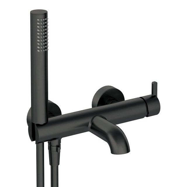 Bild von Lomadox Wannenarmatur SILIA-30 mit Duschbrause, schwarz