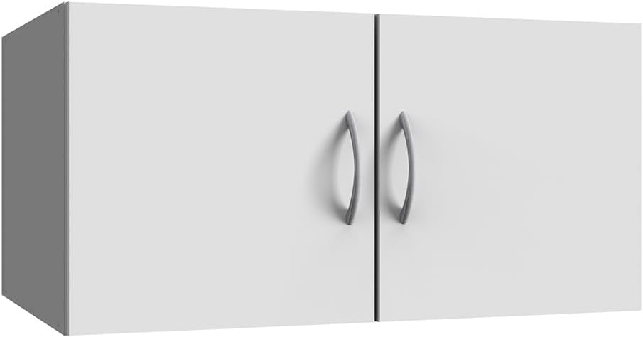 Bild von Lomadox Aufsatzschrank Stauraumschrank weiß, B/H/T ca. 80/40/54 cm