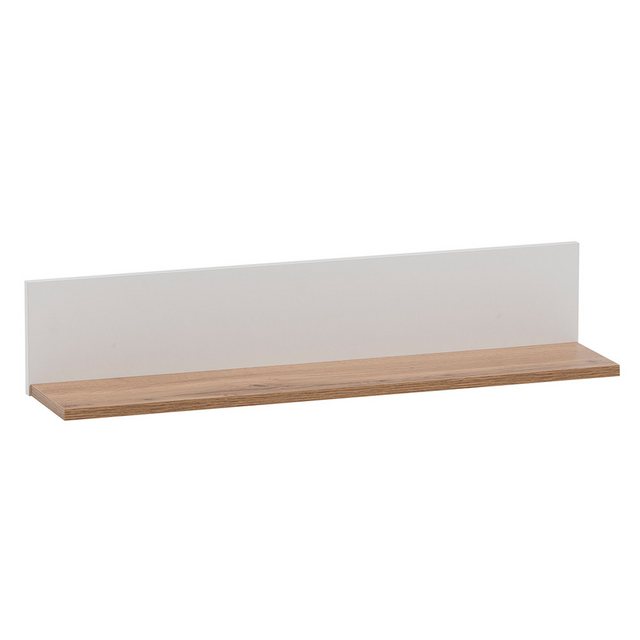 Bild von Lomadox Wohnzimmer-Set JAUSA-80, (Mega-Spar-Set, 2-St., 2-tlg), in weiß mit Eiche, Landhaus Stil