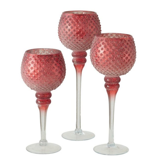 Bild von BOLTZE Windlicht Minou Windlicht rot 35 cm (1 Stück)