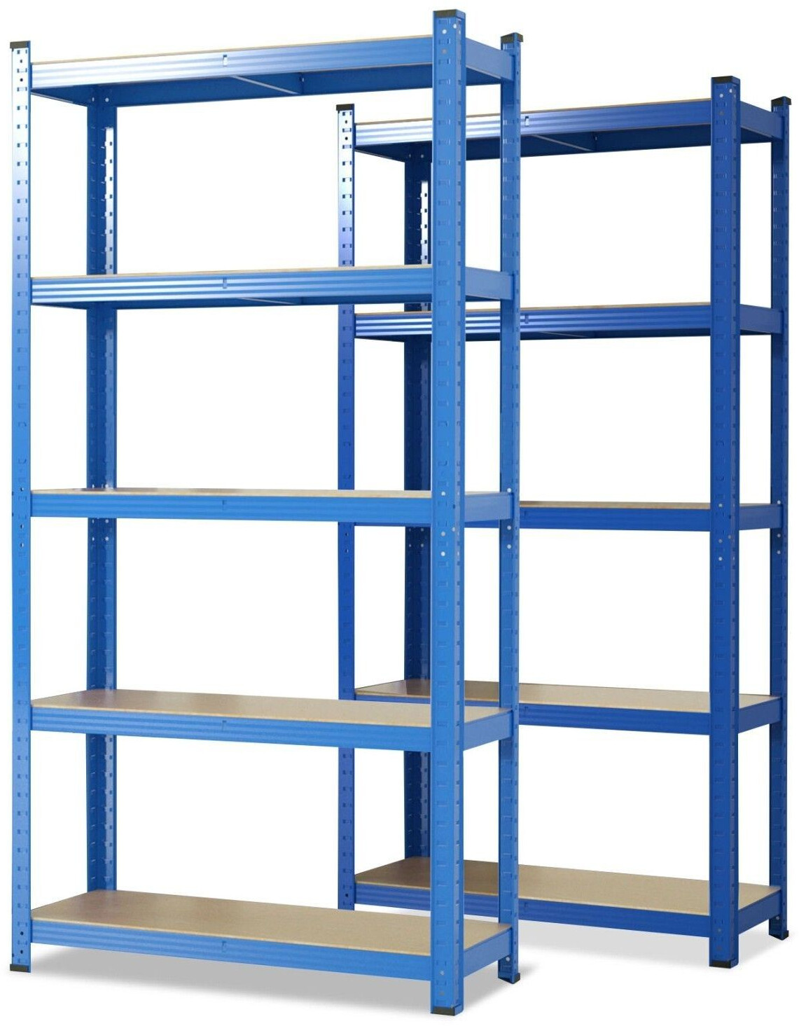 Bild von Karat Schwerlastregal Odin 2er Set Traglast bis 875 kg Blau 200 x 100 x 50 cm