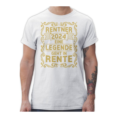 Bild von Shirtracer T-Shirt Rentner 2024 – Eine Legende geht in Rente