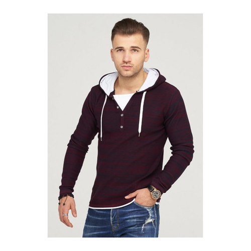 Bild von Behype Kapuzensweatshirt JOSHA in melierter Optik
