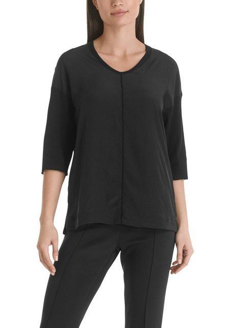 Bild von Marc Cain Langarmbluse "Collection Essential" Premium Damenmode Blusenshirt aus Material-Mix