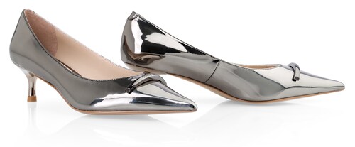 Bild von Marc Cain Pumps, Stiletto, Hochzeitsschuh, Kitten Heel mit modischer Zierspange