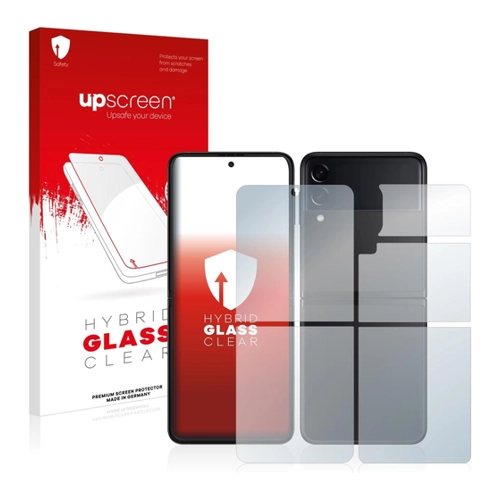 Bild von upscreen Schutzglas für Samsung Galaxy Z Flip 3 5G (Display+Rückseite) Schutzfolie