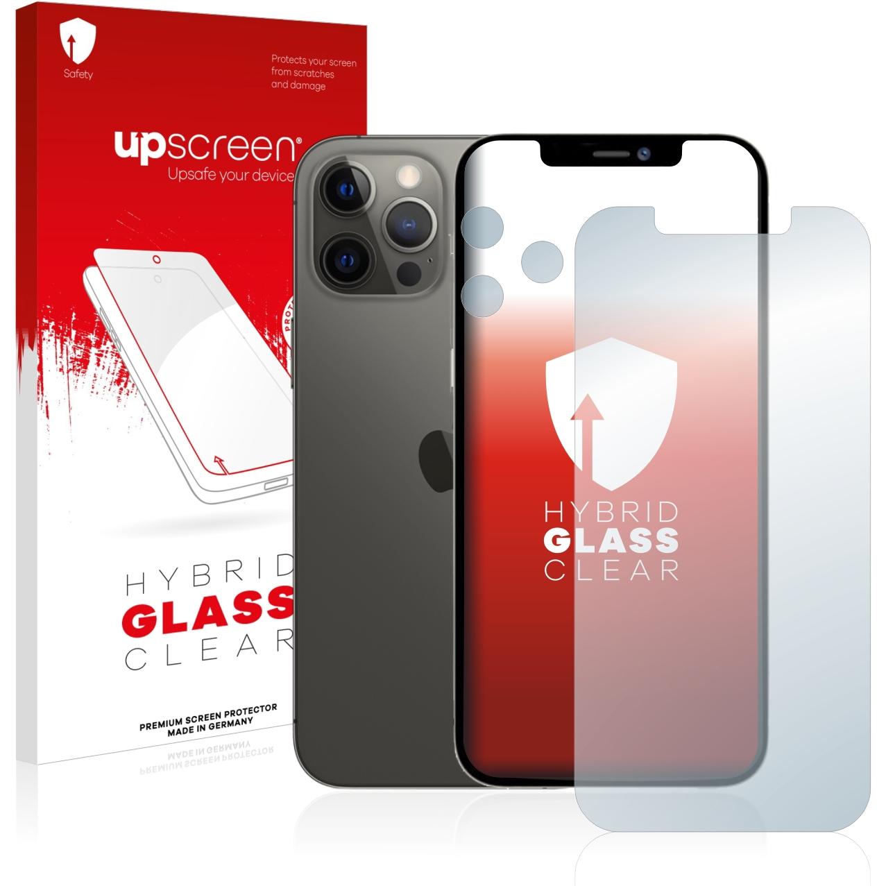 Bild von upscreen Scratch Shield Panzerglasfolie (1 Stück, Apple iPhone 12 Pro Max), Smartphone Schutzfolie, Transparent