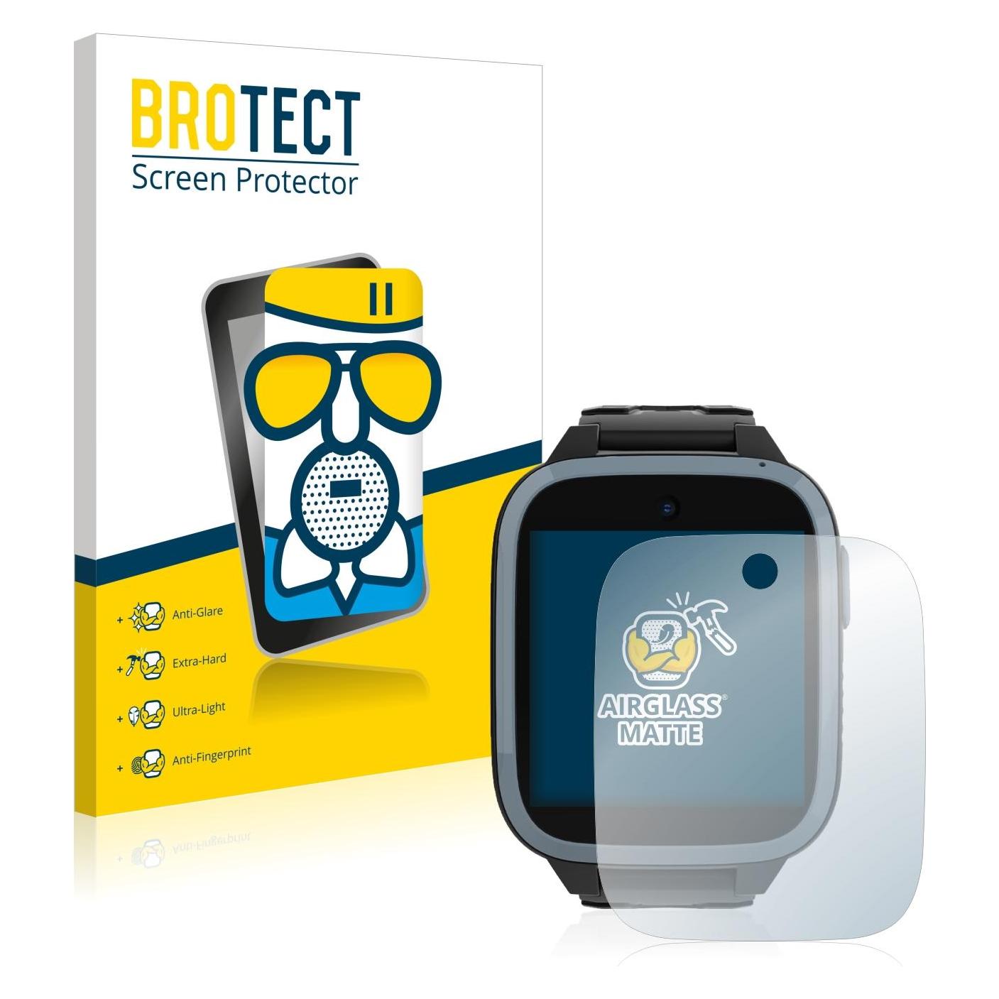 Bild von BROTECT AirGlass Panzerglasfolie Matt, Smartwatch Schutzfolie, Grau