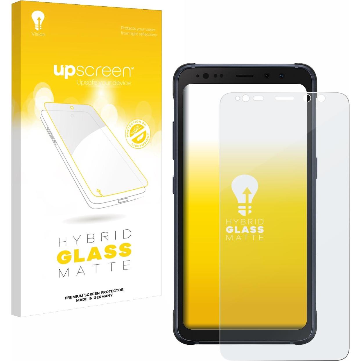 Bild von upscreen Reflection Shield Panzerglasfolie Matt (1 Stück, Samsung Galaxy S21), Smartphone Schutzfolie, Grau