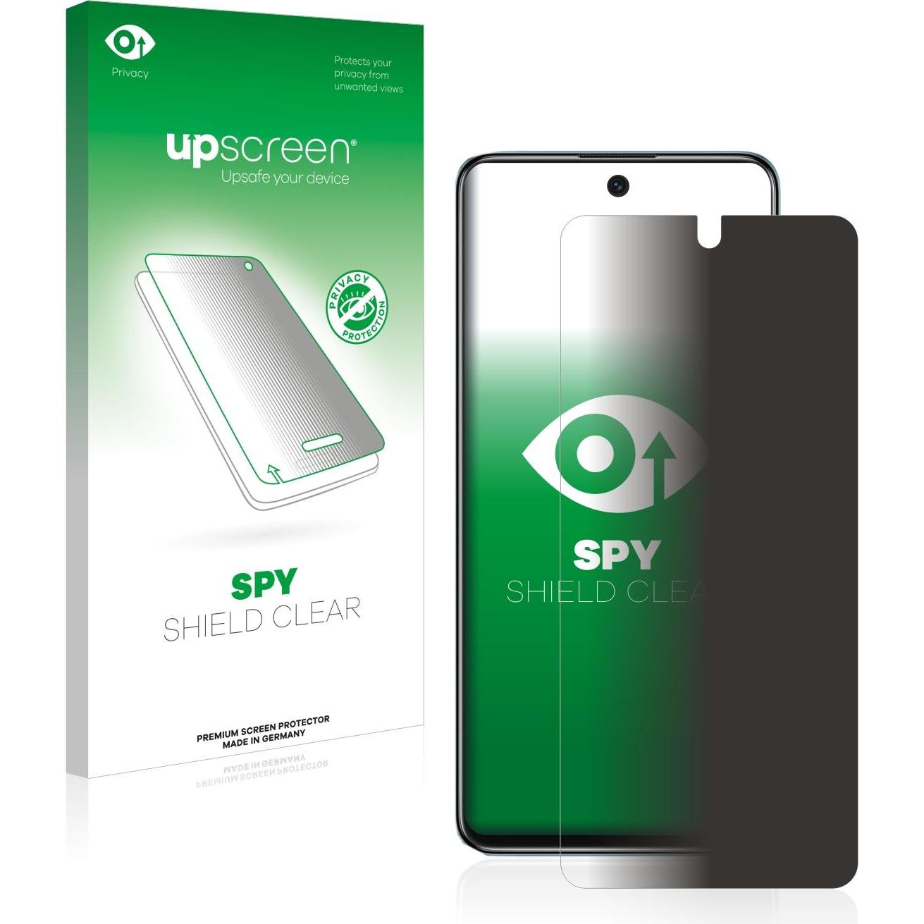 Bild von upscreen Spy Shield Blickschutzfolie (1 Stück, Xiaomi Redmi Note 11S 5G), Smartphone Schutzfolie, Blau