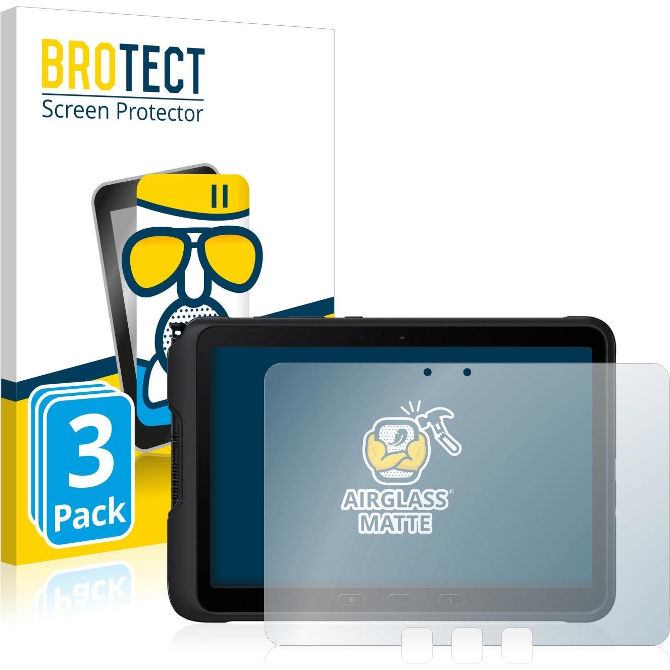 Bild von BROTECT AirGlass Panzerglasfolie Matt (3 Stück, Galaxy Tab Active 4 Pro), Tablet Schutzfolie