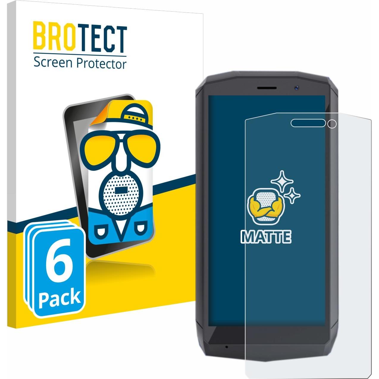 Bild von BROTECT Entspiegelungs-Schutzfolie Displayschutz Matt (6 Stück, Cubot Pocket), Smartphone Schutzfolie, Grau