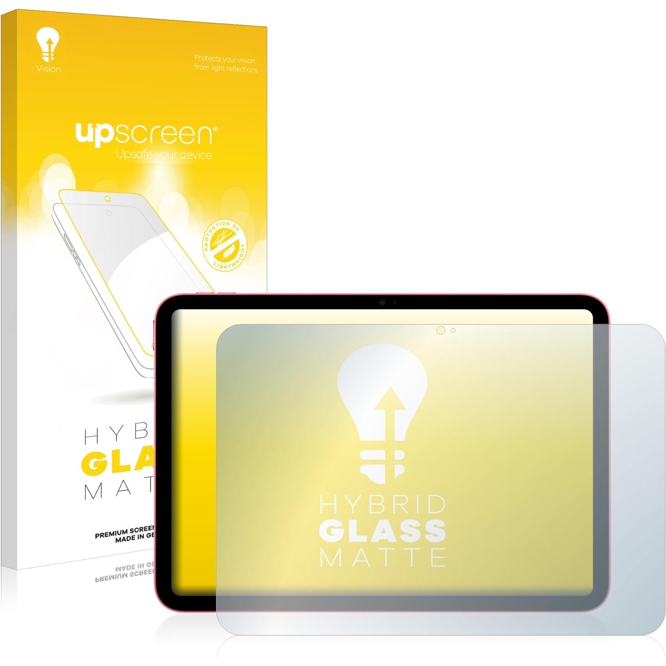 Bild von upscreen Reflection Shield Panzerglasfolie Matt (1 Stück, iPad 2022 (10. Gen)), Tablet Schutzfolie