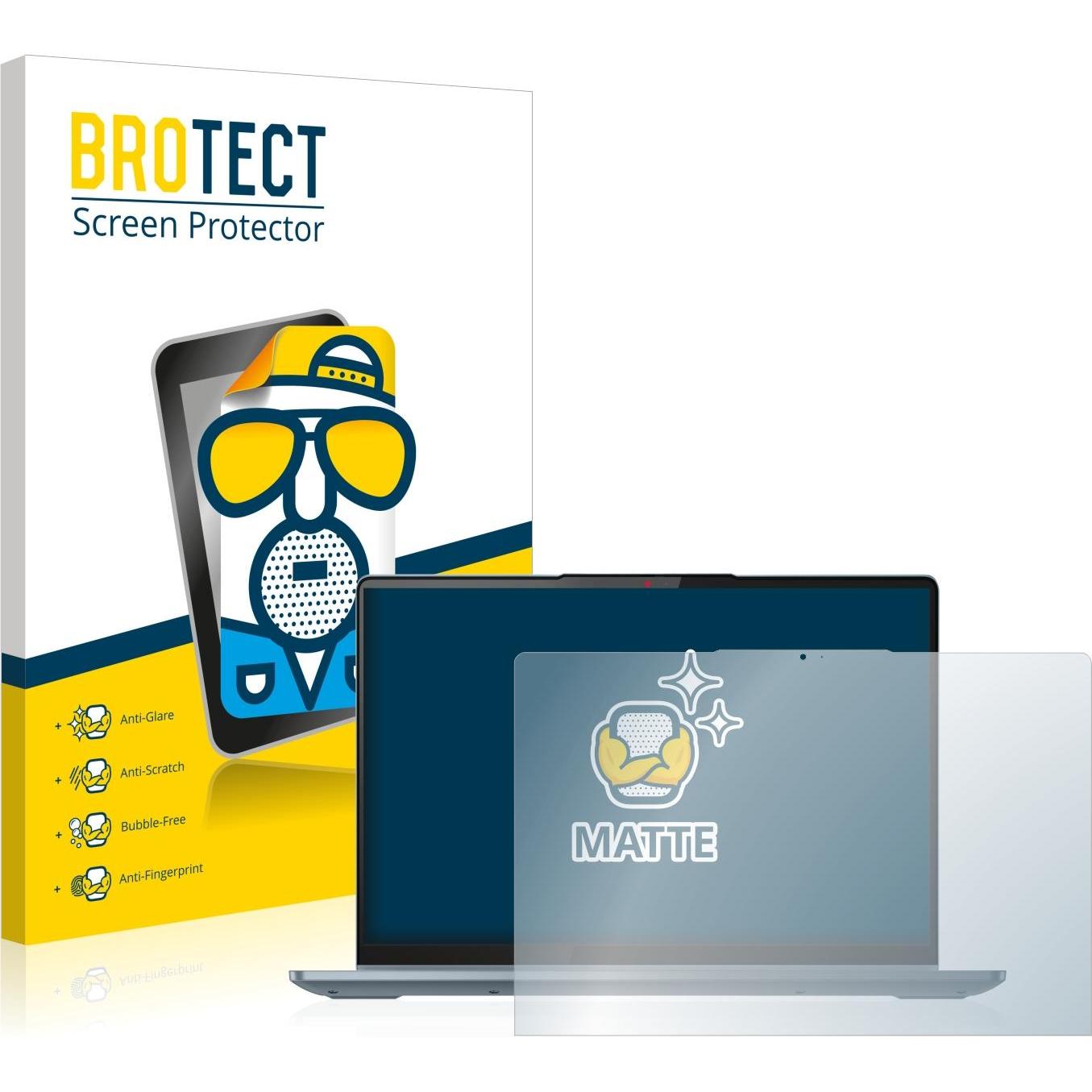 Bild von BROTECT Entspiegelungs-Schutzfolie Displayschutz Matt (14", 16 : 10), Notebook Schutzfolie