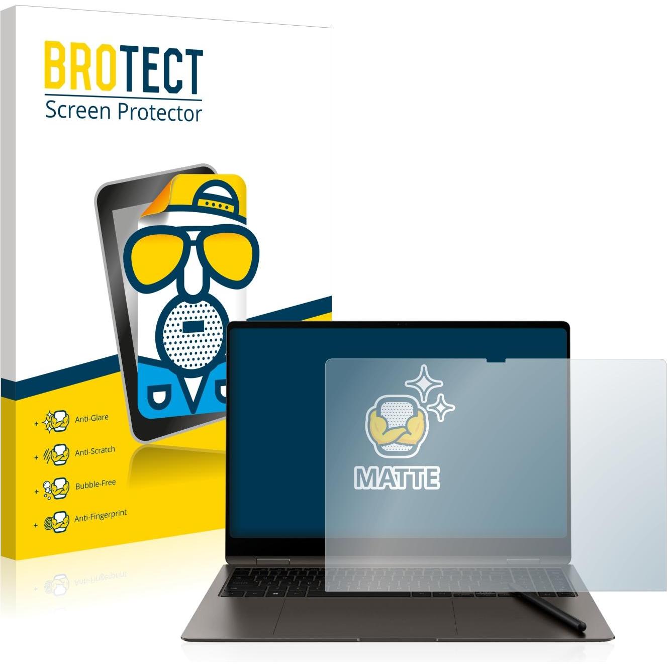 Bild von BROTECT Entspiegelungs-Schutzfolie Displayschutz Matt (16"), Notebook Schutzfolie