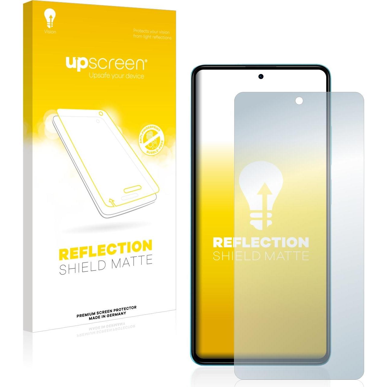 Bild von upscreen Reflection Shield Displayschutz Matt (1 Stück, Xiaomi Poco X5 Pro), Smartphone Schutzfolie, Grau