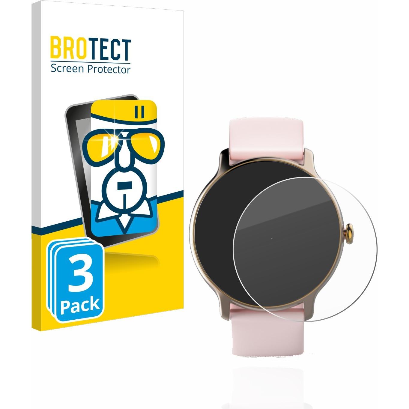 Bild von BROTECT Panzerglas Hartglas Displayschutz, Smartwatch Schutzfolie, Transparent