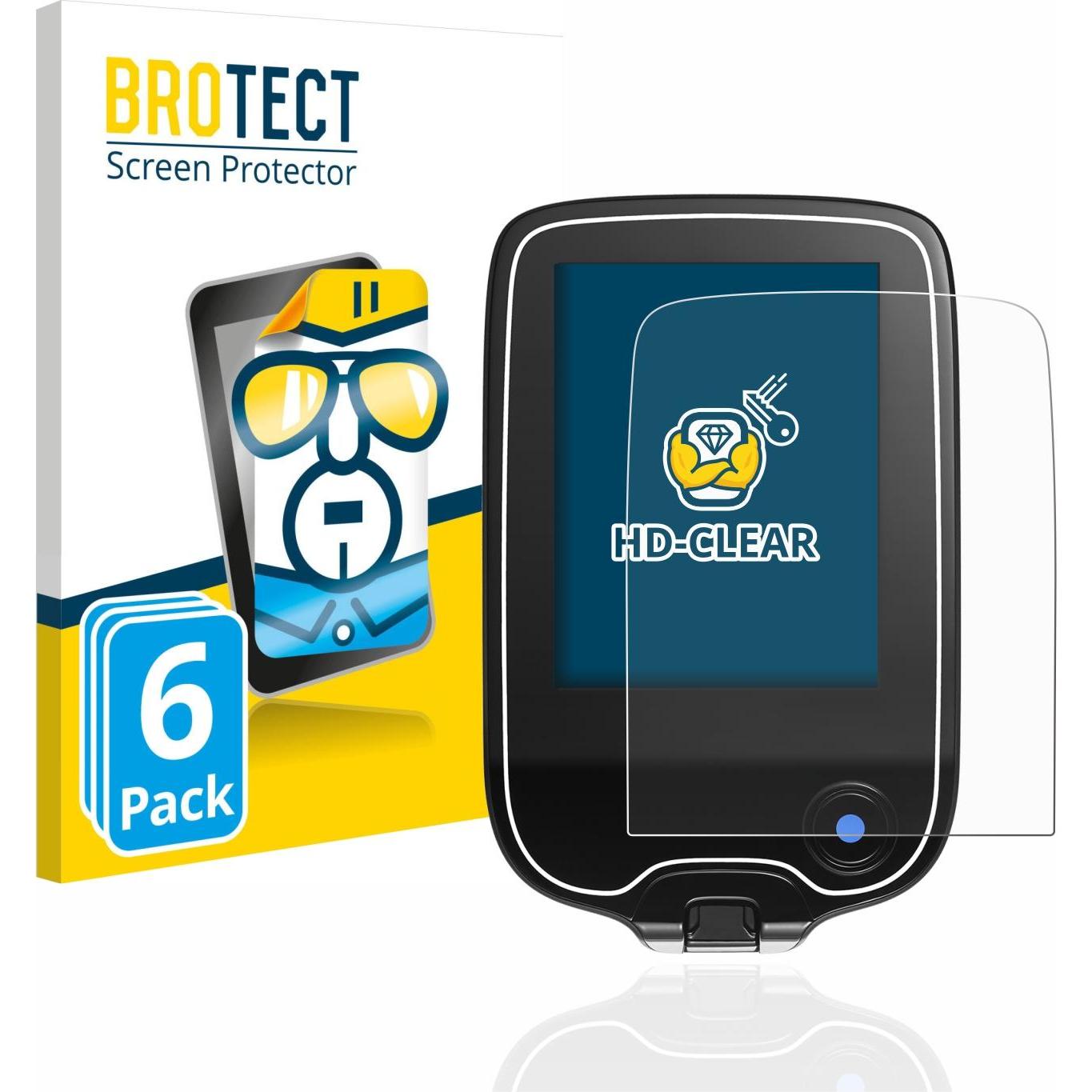 Bild von BROTECT Schutzfolie Displayschutz Klar, Smartwatch Schutzfolie, Transparent