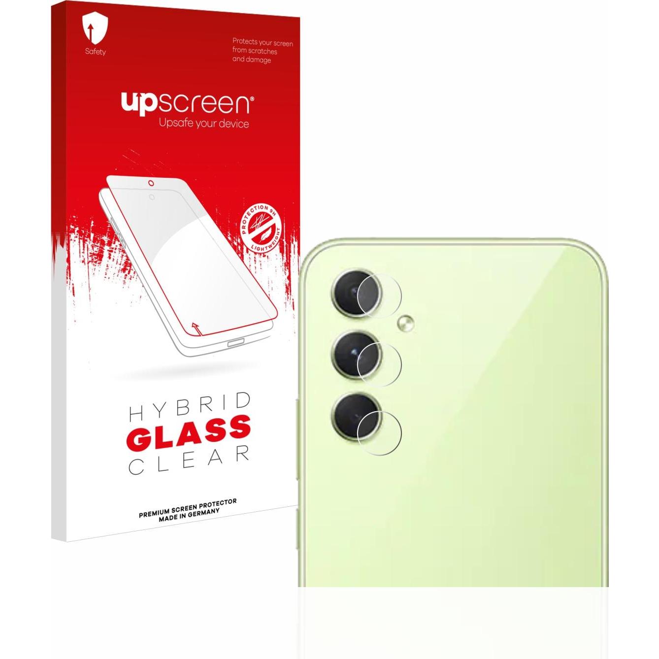 Bild von upscreen Scratch Shield Panzerglasfolie (1 Stück, Samsung Galaxy A54 5G), Smartphone Schutzfolie, Transparent