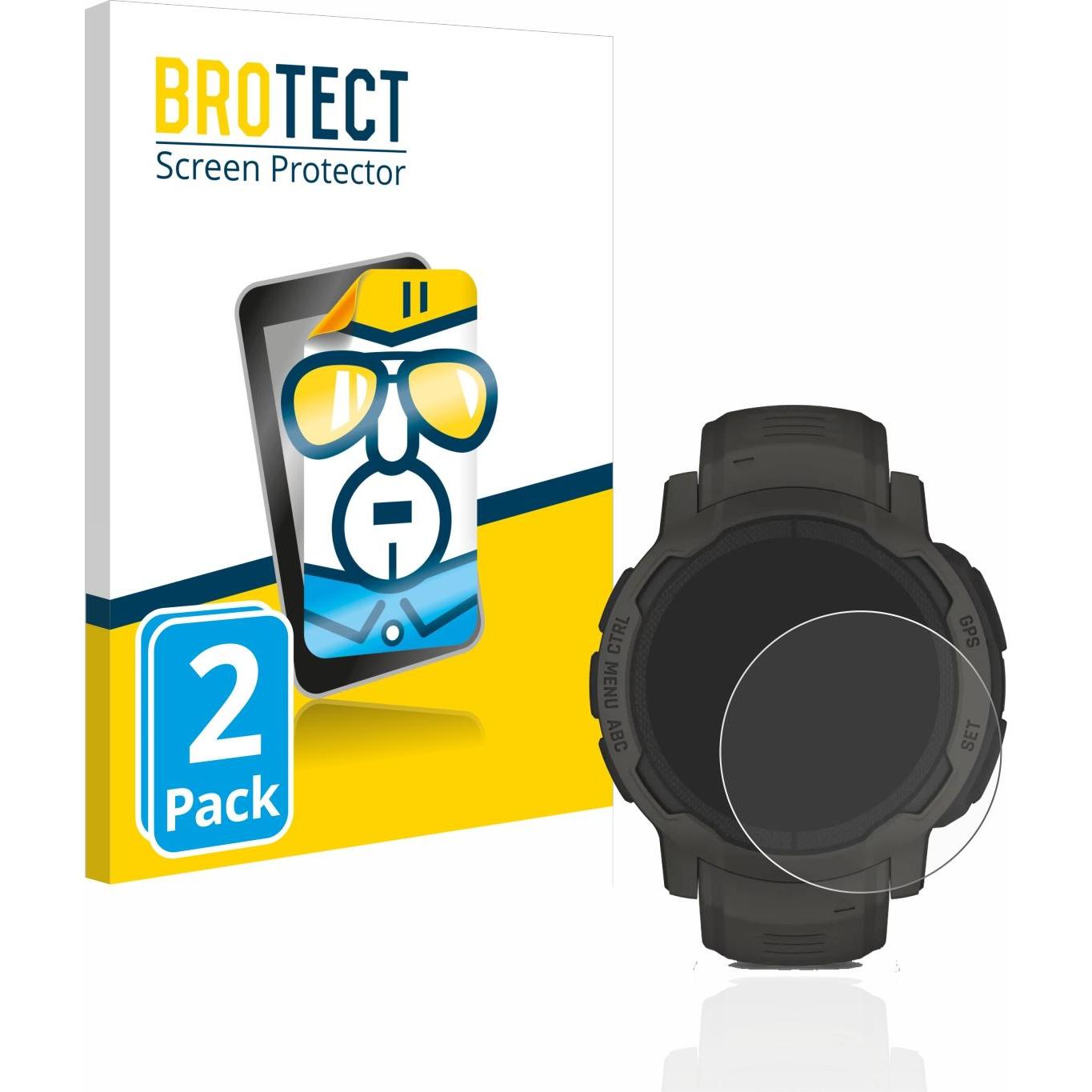 Bild von BROTECT Schutzfolie Displayschutz Klar, Smartwatch Schutzfolie, Transparent