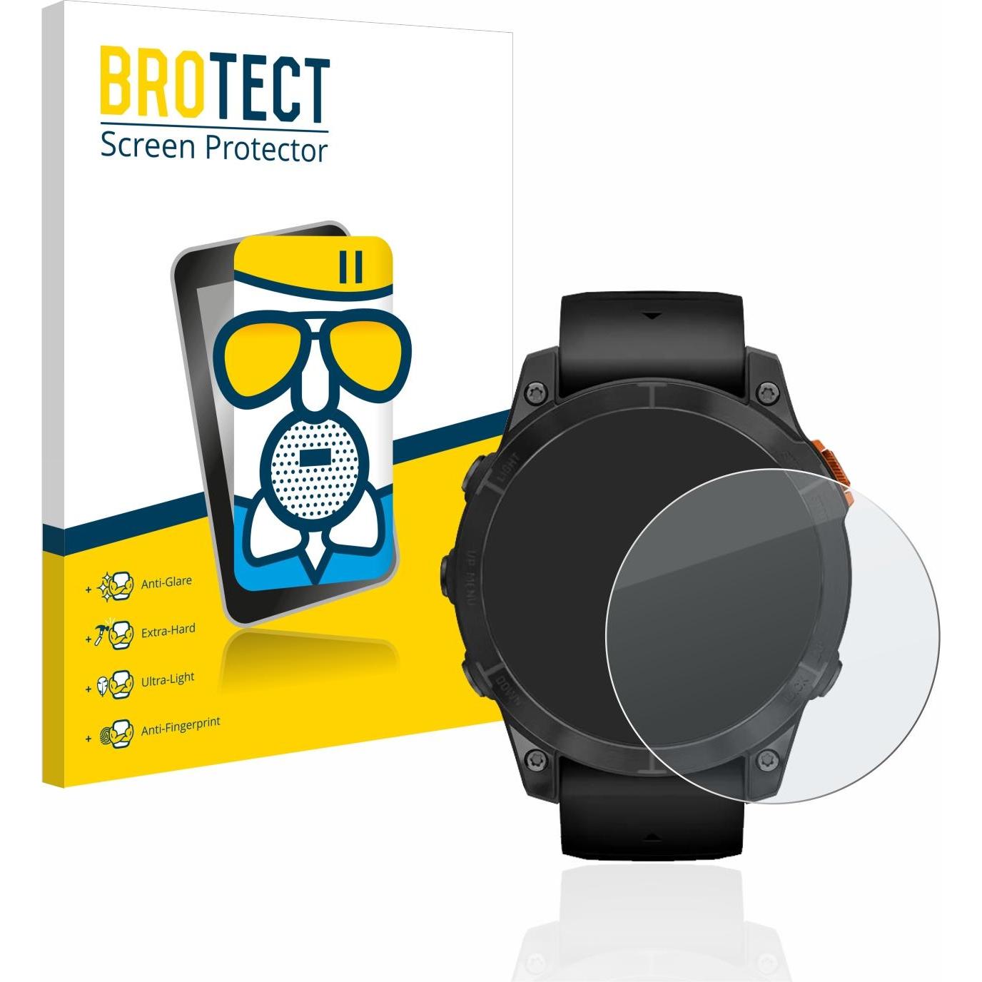 Bild von BROTECT AirGlass Panzerglasfolie Matt, Smartwatch Schutzfolie, Grau