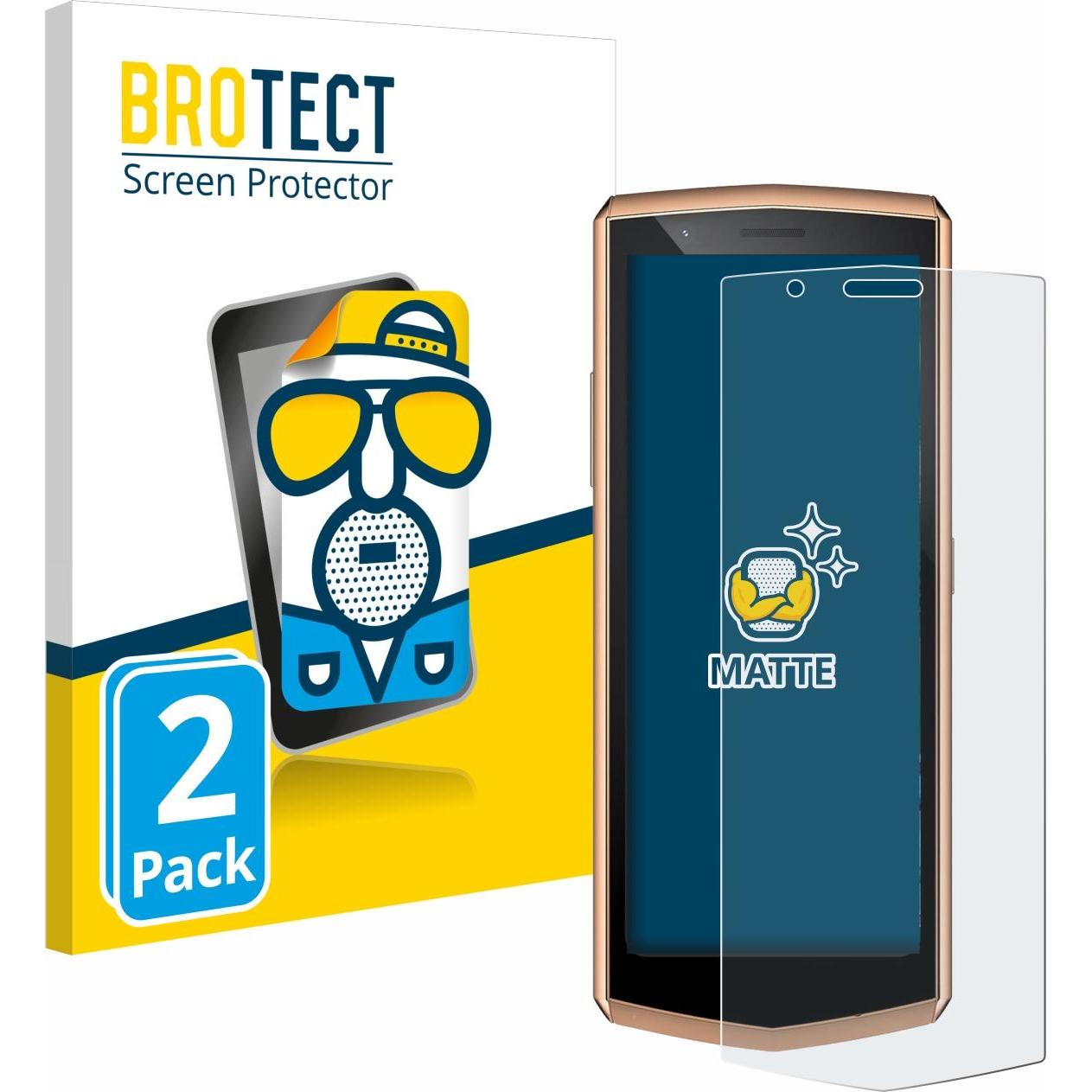 Bild von BROTECT Entspiegelungs-Schutzfolie Displayschutz Matt (2 Stück, Cubot Pocket 3), Smartphone Schutzfolie, Grau