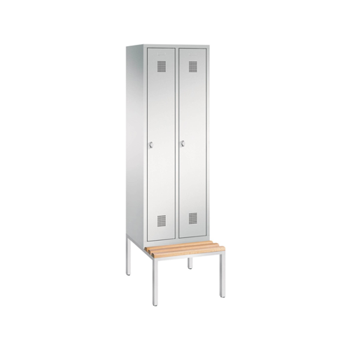 Bild von Spind mit untergebauter Sitzbank Comfort – Praktische Aufbewahrungslösung